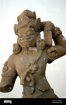 Guardian Deity of the Mountain Pass - A Striking Example of Early Cham Stone Sculpture!