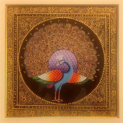  “The Enchanting Peacock Throne! An Exquisite Glimpse into Mughal Splendor and Intricate Detail”