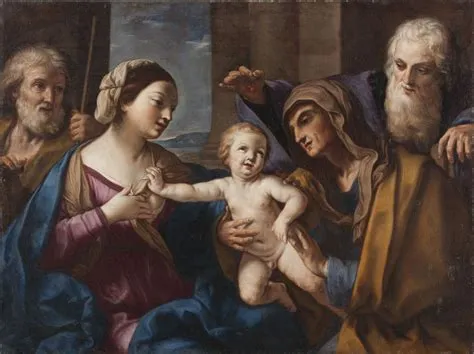  The Holy Family With Saint Anne -  A Baroque Masterpiece Overflowing with Emotional Intensity and Exquisite Detail!