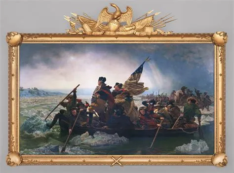 “The Washington Crossing the Delaware” : การทาบจิตรกรรมฝีมือเยี่ยมของศิลปินชาวอเมริกัน