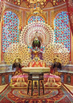  The Peacock Throne : A Tapestry Woven With Power and Celestial Grandeur!